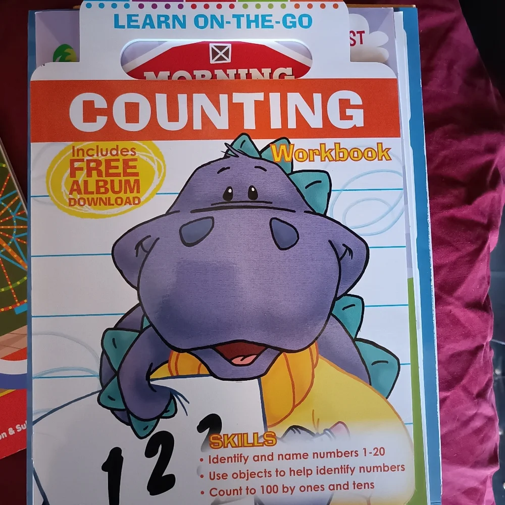 5/$25 Kids Homeschool Curriculum Workbook Summer Reading Kindergarten Math - Picture 6 of 8
